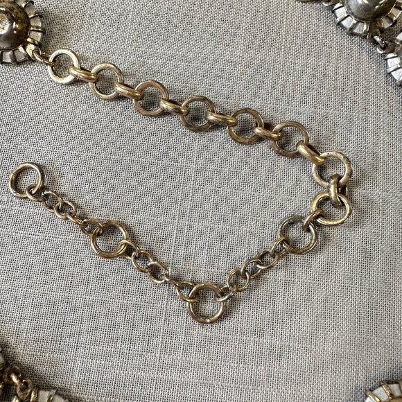 J. Crew Clear Rhinestone Retro Necklace - Picture 9 of 15